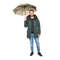 Person with pocket umbrella Person with pocket umbrella