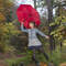 Person with umbrella Person with umbrella
