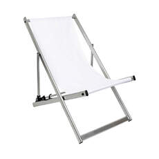 Alu deckchair front - silver Alu deckchair front - silver