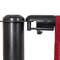 Café barrier, black frame, fastener Café barrier, black frame, fastener