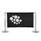 Café barrier, chorme frame Café barrier, chorme frame