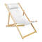 Deckchair with pillow Deckchair with pillow