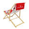 deckchair backrest with flag deckchair backrest with flag