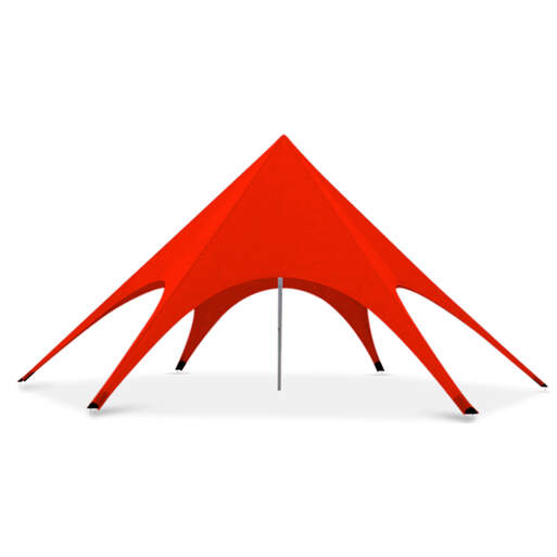 Red star tent, unprinted