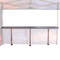 alu counter with half wall alu counter with half wall