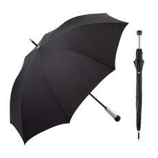 Automatic walking stick umbrella with gear knob handle