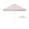 Large parasol, square, slider opening