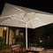 Square parasol without valance Square parasol without valance