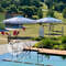 Large parasol with all-over print Large parasol with all-over print
