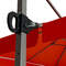Cantilever parasol with crank opening system Cantilever parasol with crank opening system