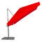 Cantilever parasol with crank opening system, tilted Cantilever parasol with crank opening system, tilted