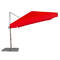Cantilever parasol with crank opening system, tilted Cantilever parasol with crank opening system, tilted