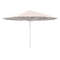 Round parasol without valance Round parasol without valance