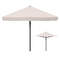 Large parasol, square, push-up opening