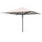 Large parasol, square, without valance