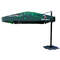 Printed cantilever parasol with valance Printed cantilever parasol with valance