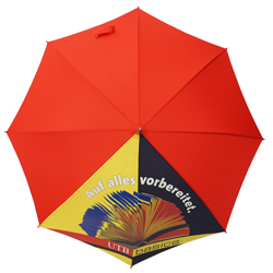 Regenschirm teilbedruckt bunt