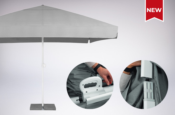NEW: Mobile promotional parasol